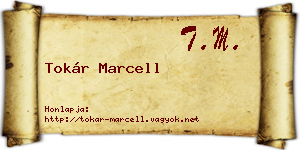 Tokár Marcell névjegykártya
