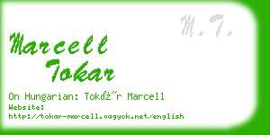 marcell tokar business card